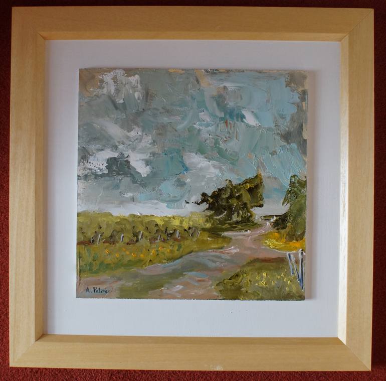 Original Abstract Landscape Painting by Ann Palmer
