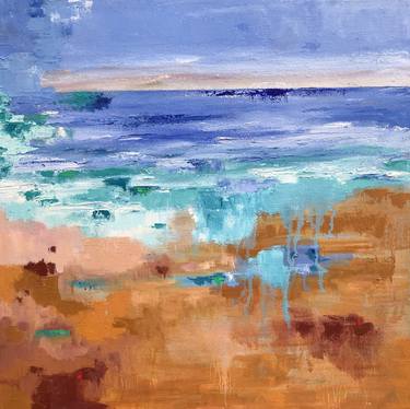 Print of Abstract Seascape Paintings by Ann Palmer