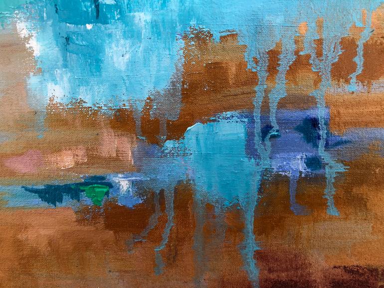 Original Abstract Seascape Painting by Ann Palmer