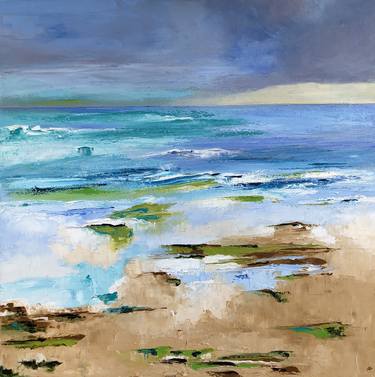 Print of Seascape Paintings by Ann Palmer