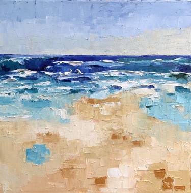 Print of Impressionism Beach Paintings by Ann Palmer