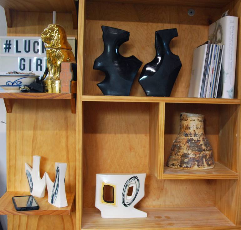Original Figurative Abstract Sculpture by Kate Nelson