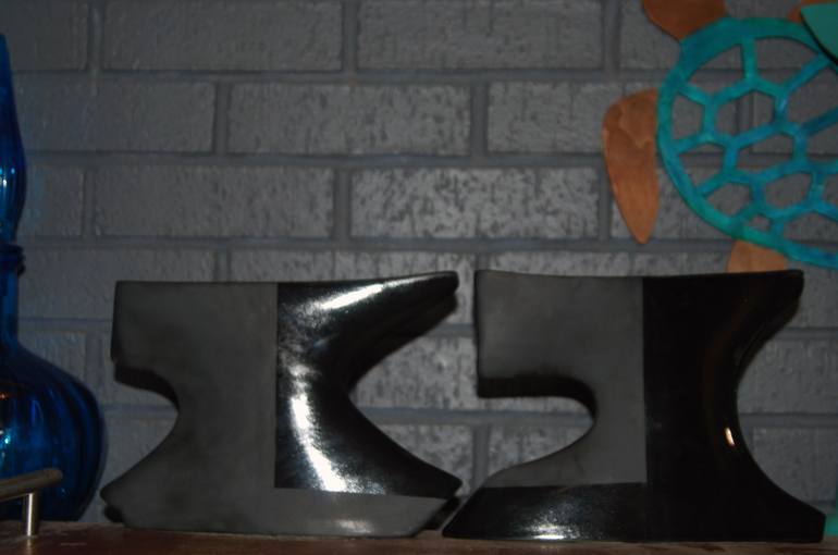 Original Modernism Abstract Sculpture by Kate Nelson