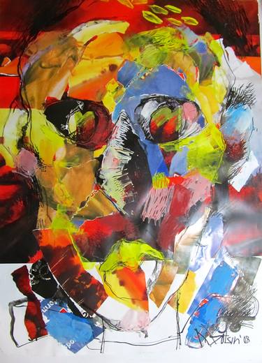 Print of Expressionism Men Collage by Mimoza Bocin