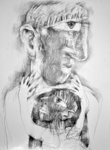 Print of Portraiture Men Drawings by Mimoza Bocin