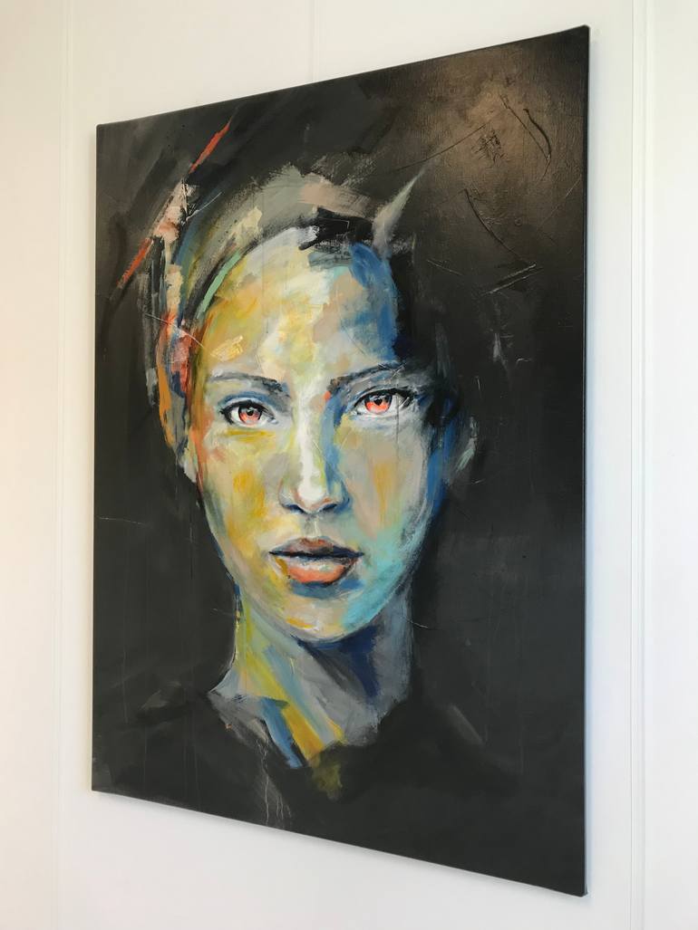 Original Expressionism People Painting by Joost Verhagen