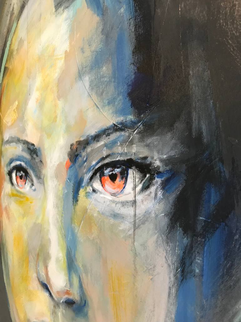 Original Expressionism People Painting by Joost Verhagen
