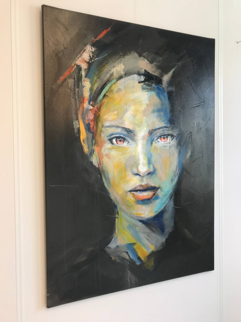 Original Expressionism People Painting by Joost Verhagen