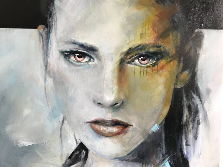 Original Modern Portrait Painting by Joost Verhagen