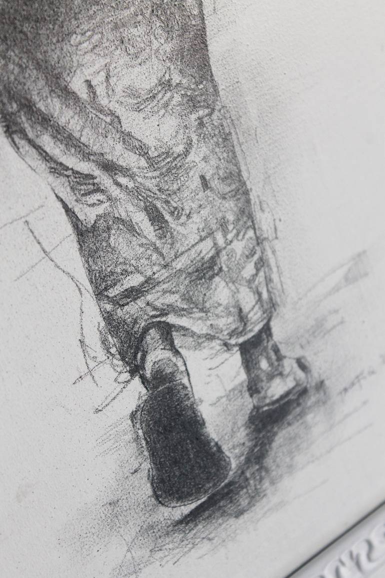 Original Expressionism People Drawing by Taufiq Umar