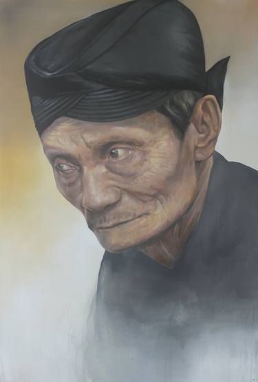 Original Photorealism People Paintings by taufiq umar