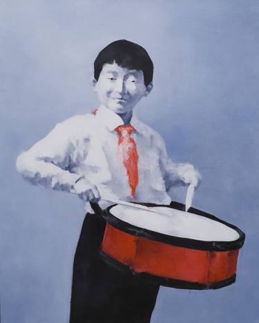 Print of Modern Children Paintings by Yuliang Han