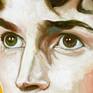 Portrait of Julia Ormond - Detail