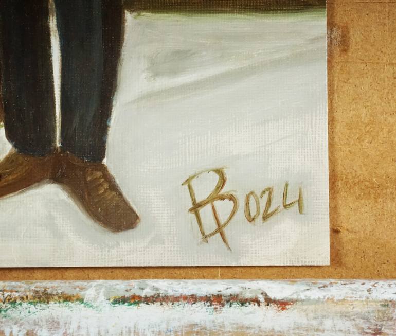 Original Figurative Pop Culture/Celebrity Painting by Paolo Borile