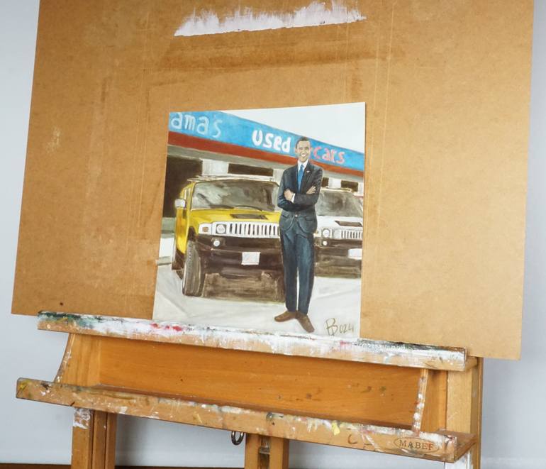 Original Figurative Pop Culture/Celebrity Painting by Paolo Borile