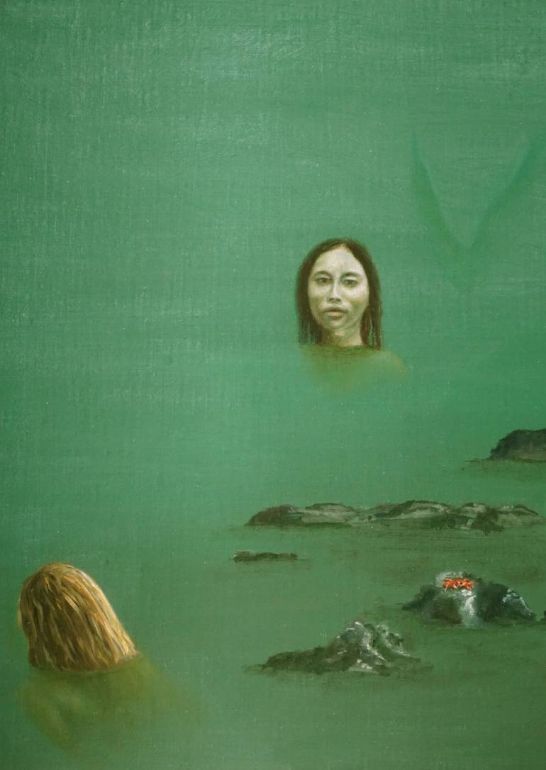 Original Contemporary Beach Painting by Paolo Borile