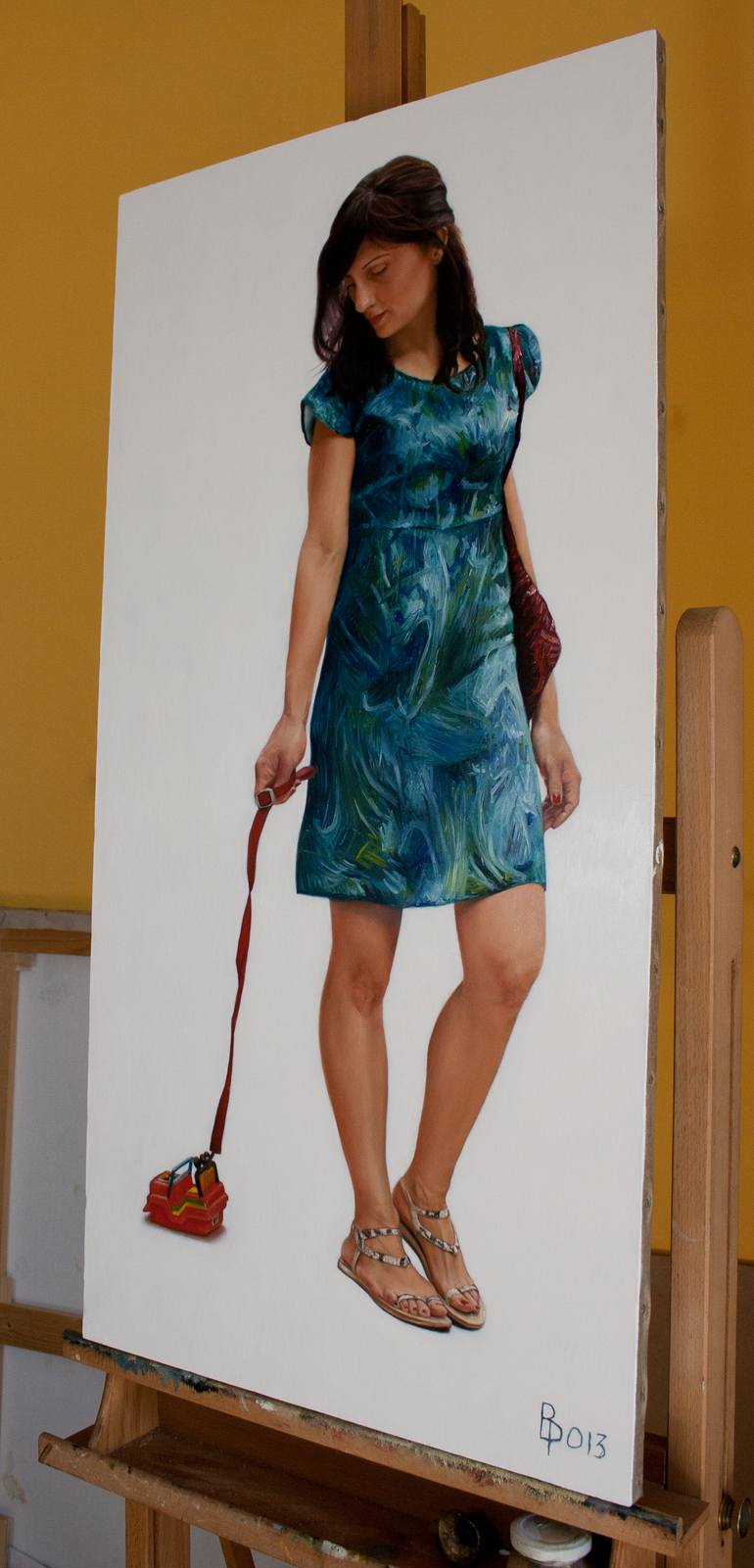 Original Figurative People Painting by Paolo Borile