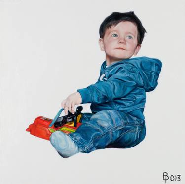 Print of Figurative Children Paintings by Paolo Borile