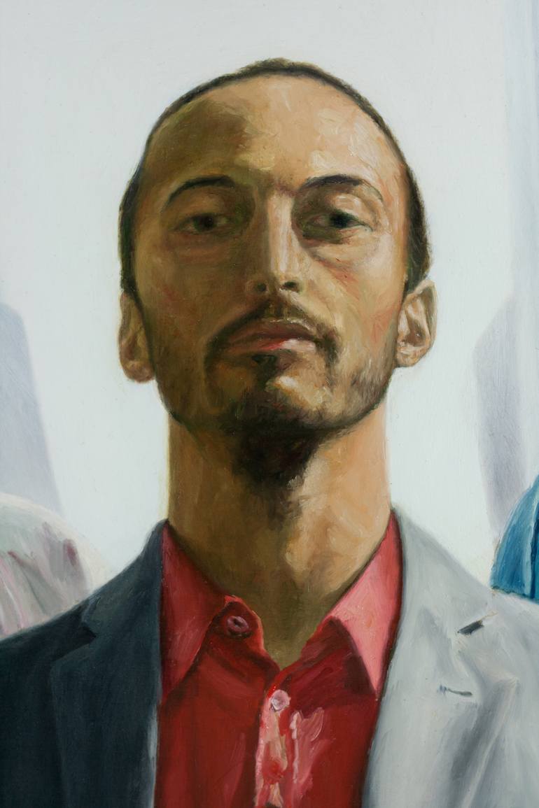 Original Figurative People Painting by Paolo Borile