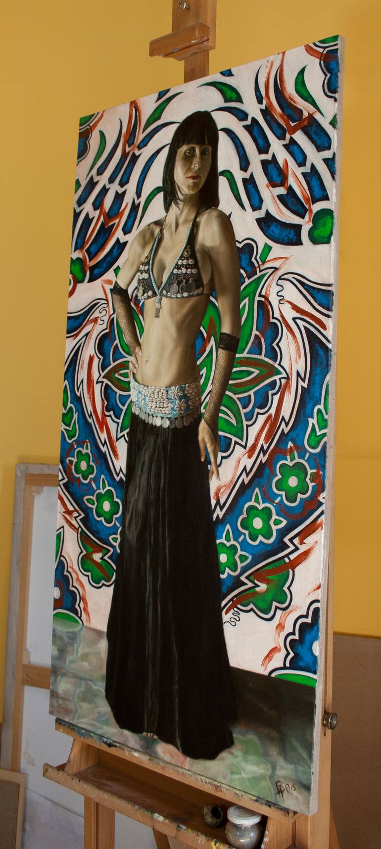 Original Figurative People Painting by Paolo Borile