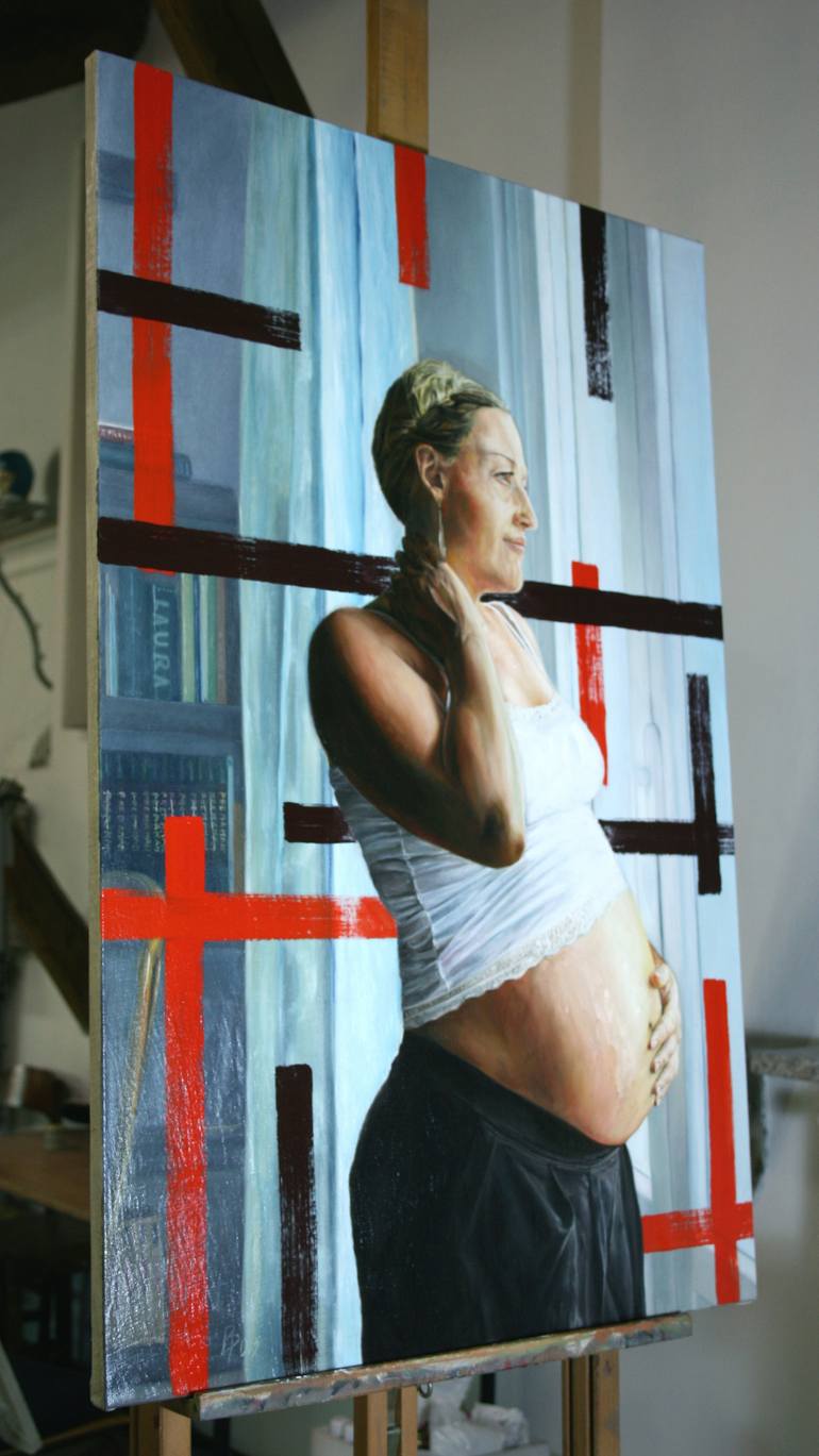 Original Figurative People Painting by Paolo Borile