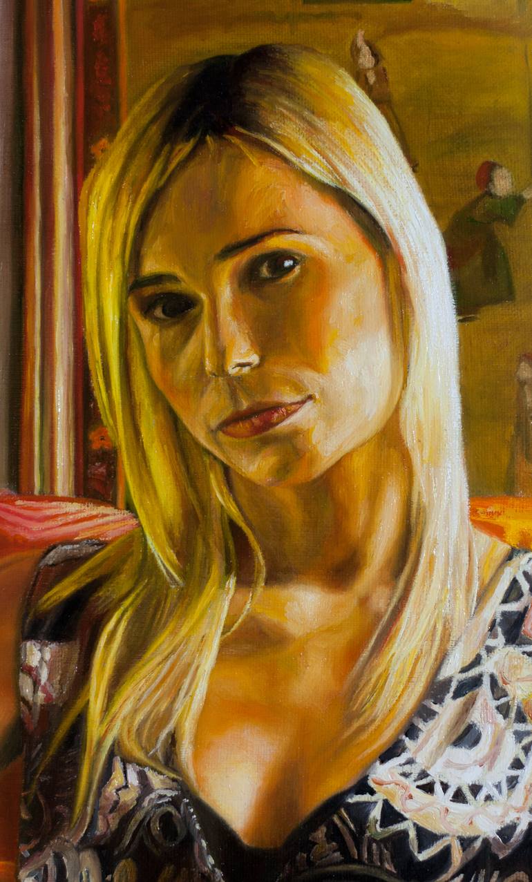 Original Figurative Women Painting by Paolo Borile