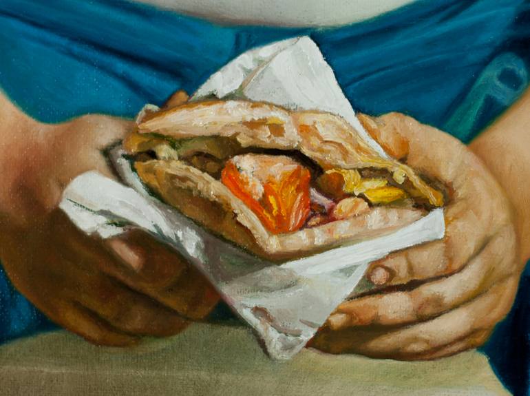 Original Figurative People Painting by Paolo Borile