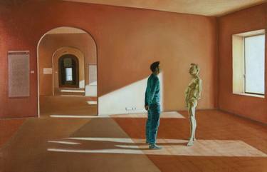 Print of Figurative Interiors Paintings by Paolo Borile