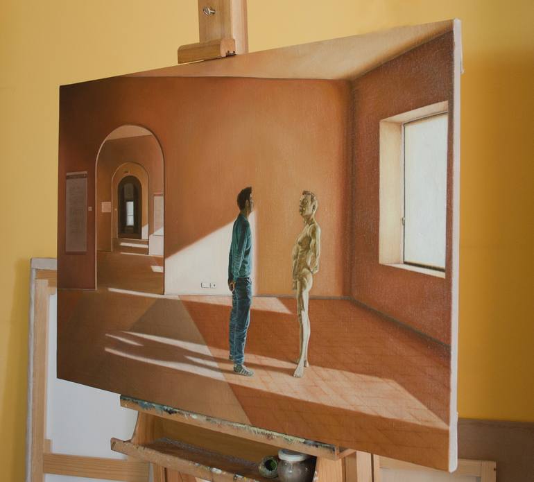 Original Figurative Other Painting by Paolo Borile