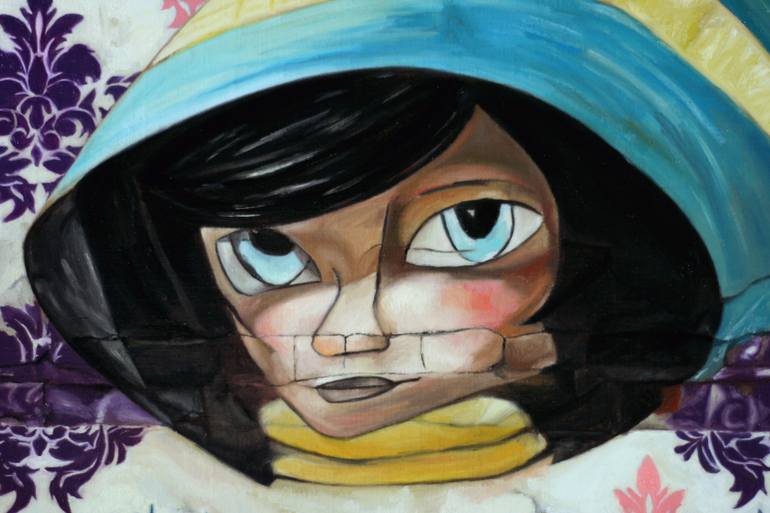 Original Figurative People Painting by Paolo Borile