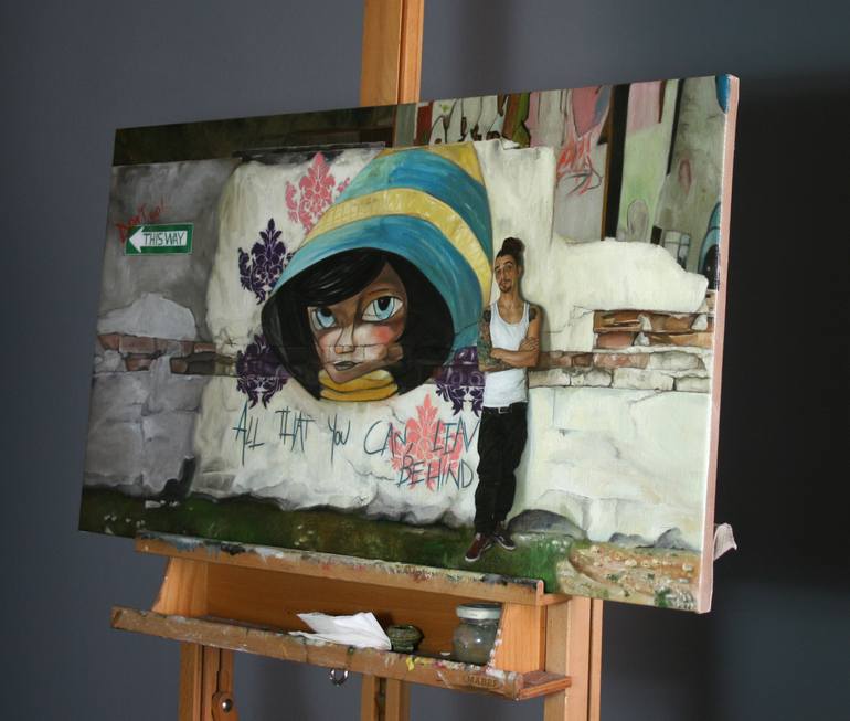 Original Figurative People Painting by Paolo Borile