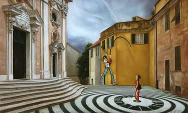 Print of Figurative Architecture Paintings by Paolo Borile