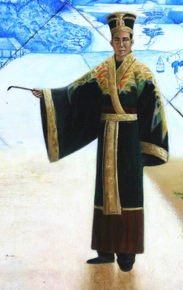 Original Figurative People Painting by Paolo Borile