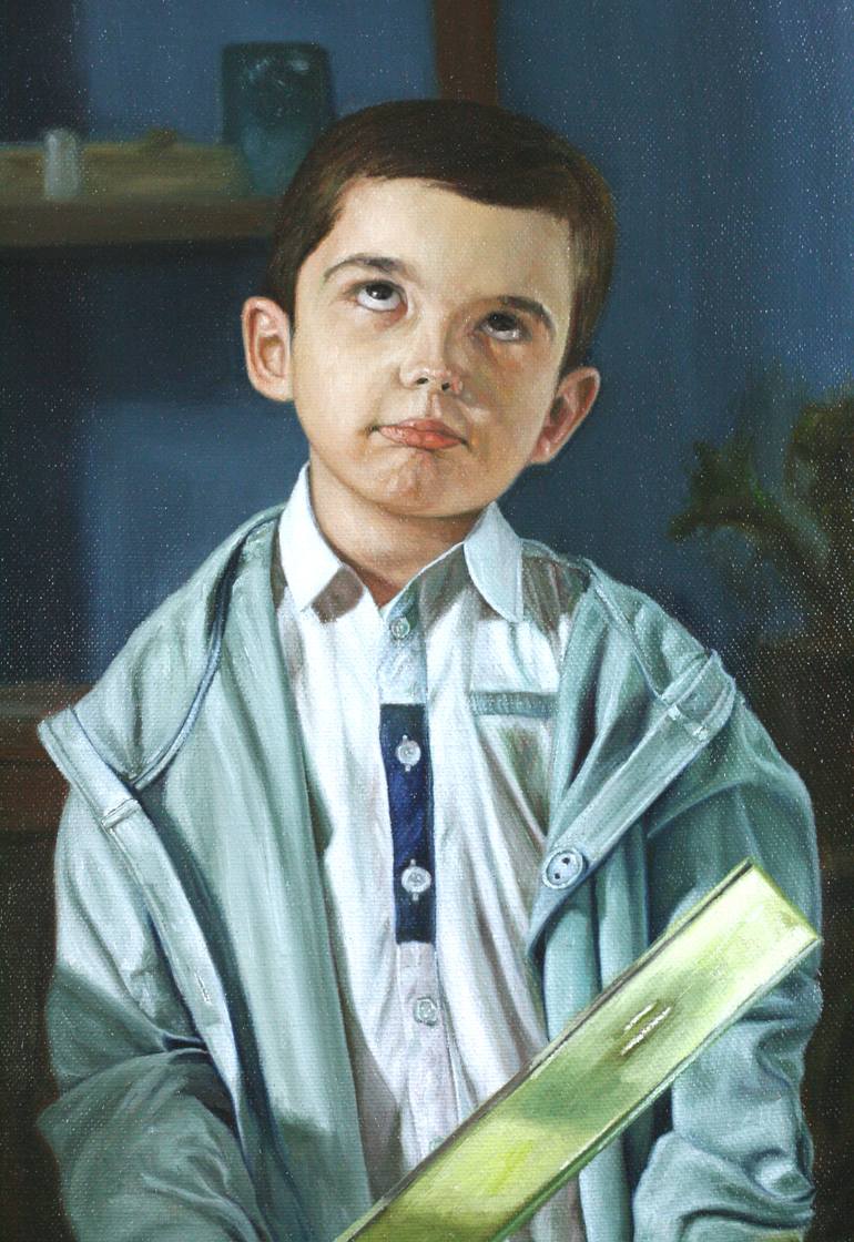 Original Figurative People Painting by Paolo Borile