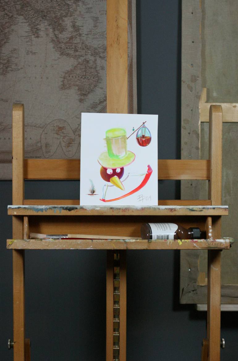 Original Expressionism Pop Culture/Celebrity Painting by Paolo Borile