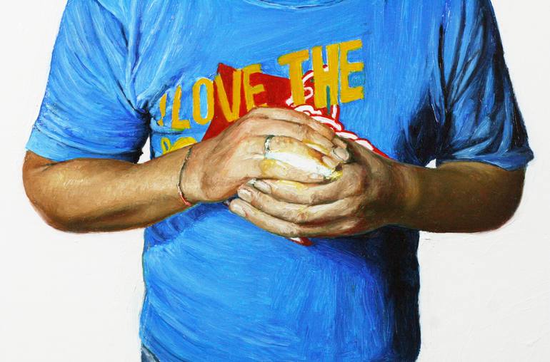 Original Figurative People Painting by Paolo Borile