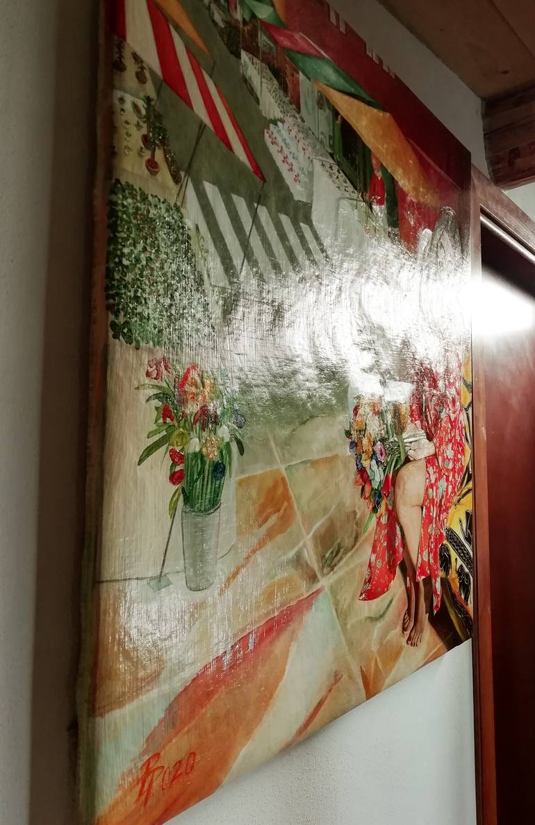 Original Figurative People Painting by Paolo Borile