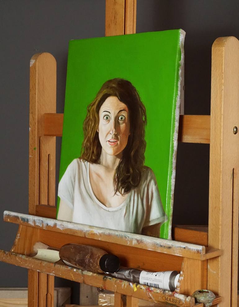 Original Figurative People Painting by Paolo Borile