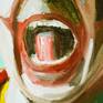 Self portrait as a joker - Detail