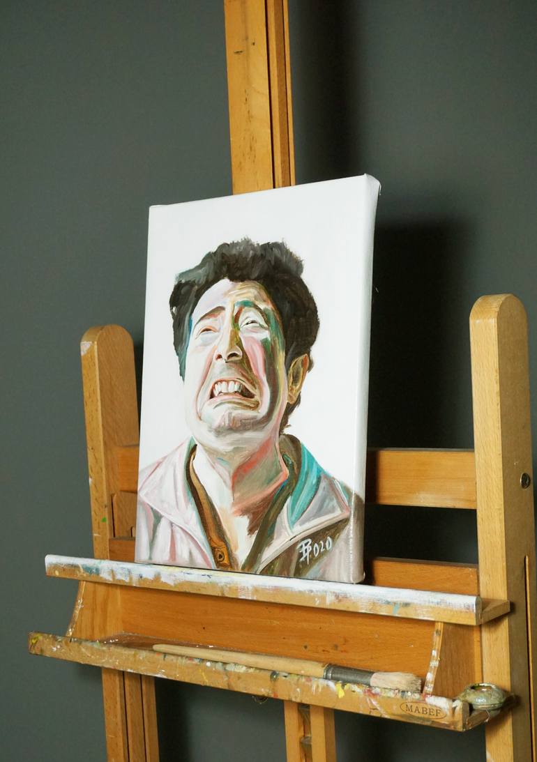 Original Expressionism People Painting by Paolo Borile