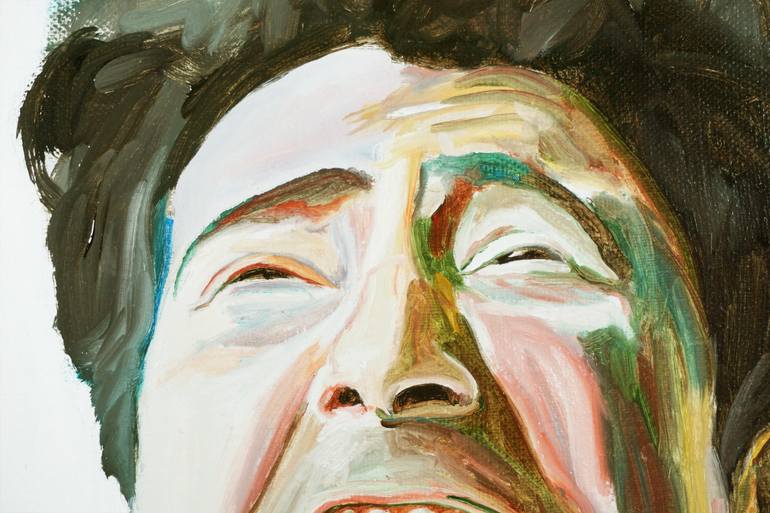 Original Expressionism People Painting by Paolo Borile