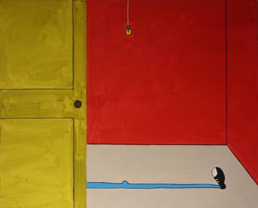 Original Pop Art Interiors Paintings by Lorang-Andre Henriksen