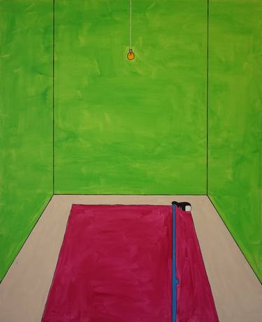 Original Pop Art Interiors Paintings by Lorang-Andre Henriksen