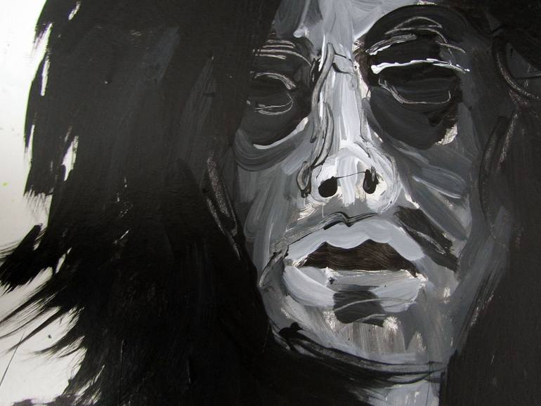 Original Expressionism Pop Culture/Celebrity Painting by Fernando Rodríguez Salas