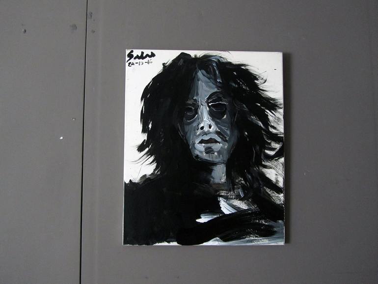 Original Expressionism Pop Culture/Celebrity Painting by Fernando Rodríguez Salas