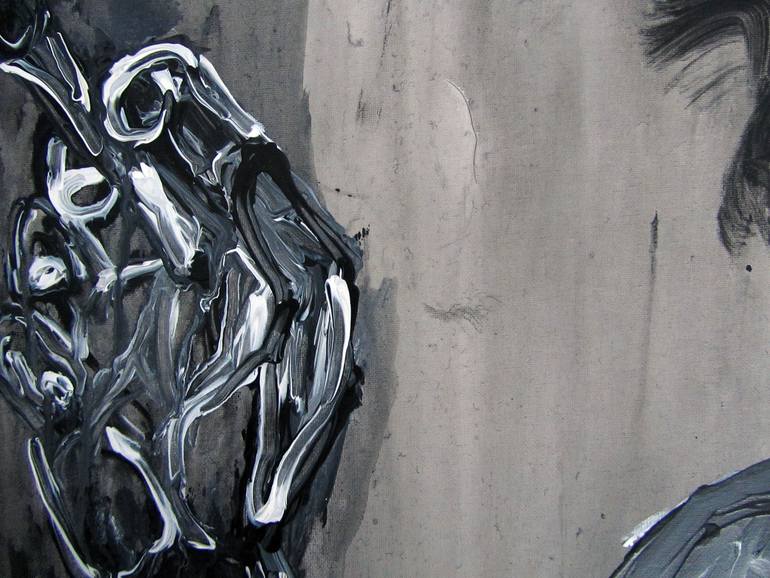 Original Abstract Expressionism Women Painting by Fernando Rodríguez Salas