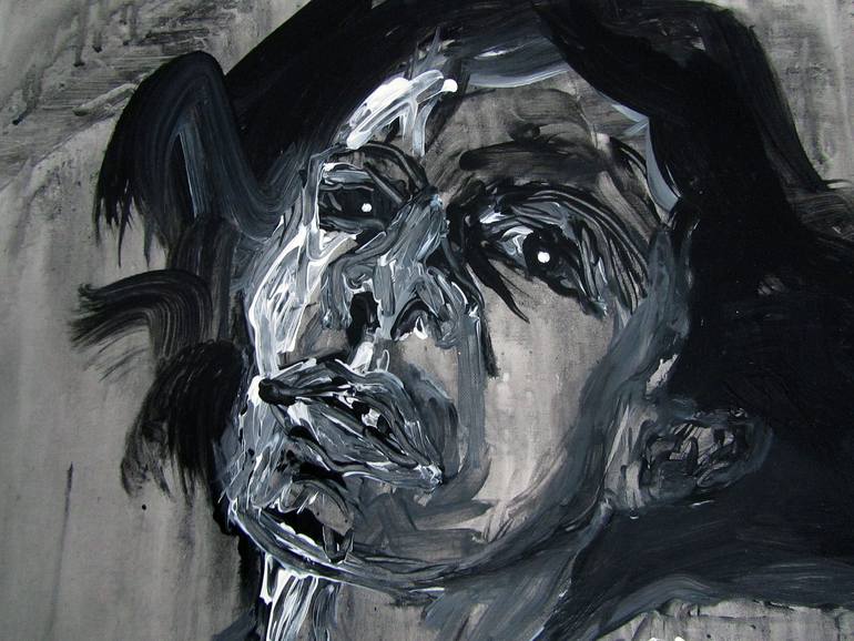 Original Abstract Expressionism Women Painting by Fernando Rodríguez Salas