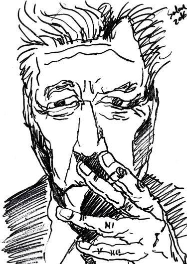 David Lynch smoking thumb