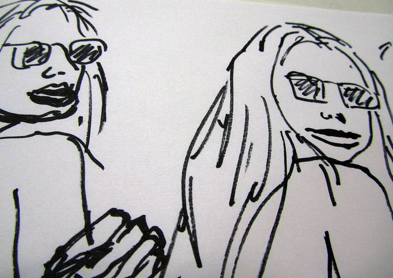Original Expressionism Nude Drawing by Fernando Rodríguez Salas