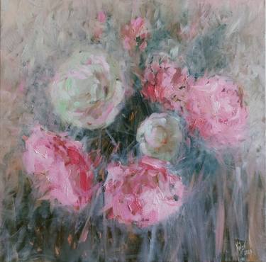 Original Expressionism Floral Paintings by Liubomyr Khudiak